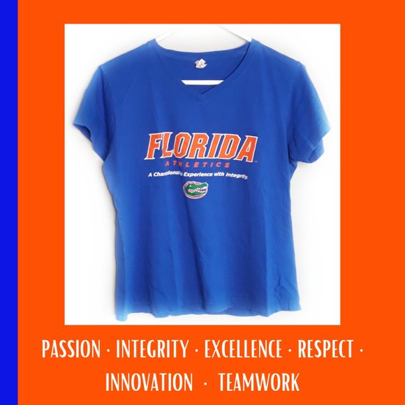 FLORIDA GATORS • Large t-shirt short sleeve college gear back to school women's - Picture 1 of 5